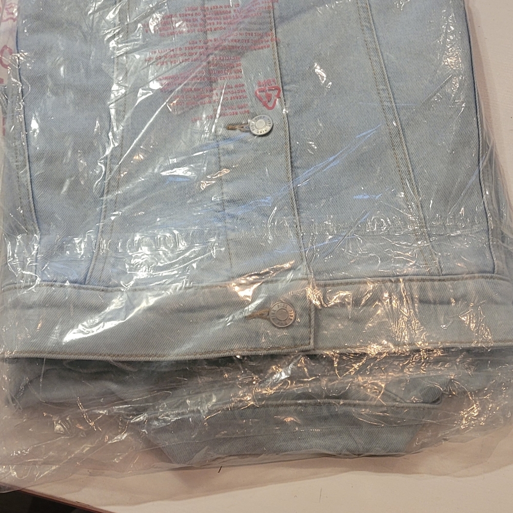 Nwt PINK BRAND Oversized LG Light Blue Denim Jacket Read Full Post.Limited Editi - Picture 8 of 8